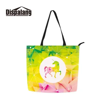 

Dispalang Shoulder Bag for Women Handbags Unicorn Pattern Large Capacity Shopping Bags Girls Hand Bag Students Bag Bolsos Mujer