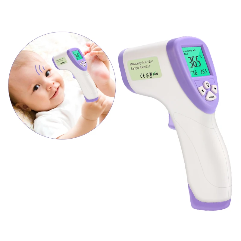 

Baby IR body Digital Electronic Forehead Thermometer Non-Contact Infrared Temperature Gun Fever Measure Meter Diagnostic Tools