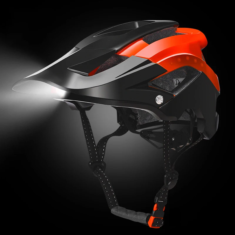 

ROCKBROS Light Cycling Bike Helmet 57-68cm Removable Ultralight Bicycle MTB Helmets Safe Bicycle Equipment With USB 6 Modes