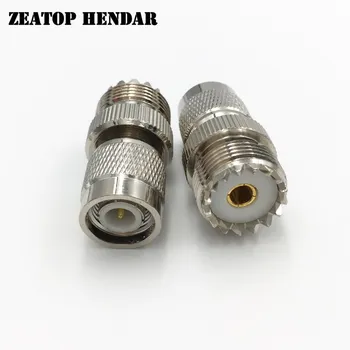 

50Pcs Brass UHF SO239 Female Jack to TNC Male Plug RF Straight Coaxial Adapter UHF / TNC Connector