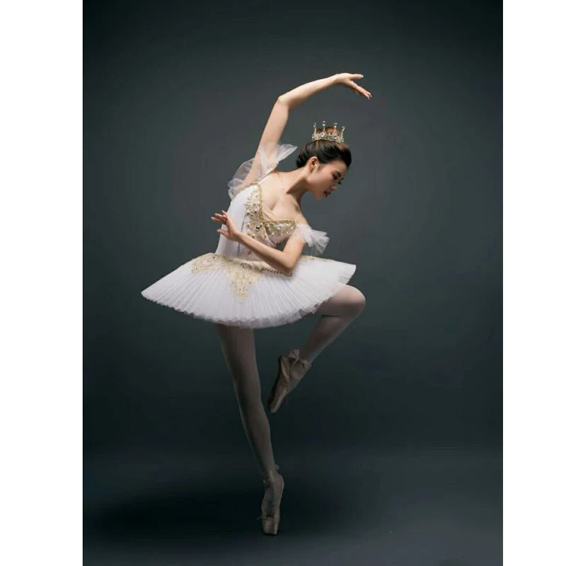 clase Resonar golpear Disfraz de Ballet para adultos o niños, traje de tutú/blanco para niñas,  vestidos de bailarina de escenario|Ballet| - AliExpress