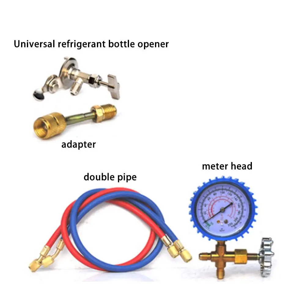 R22 хладагент бытовой кондиционер фторид набор инструментов автомобильный Кондиционер фреон общий холодный газовый счетчик - Название цвета: 2