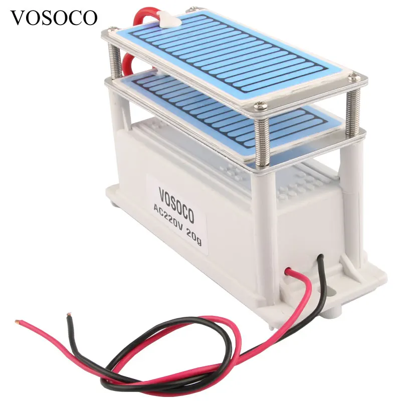Portable Ceramic Ozone Generator 220V 20g Blue film Long Life Ceramic