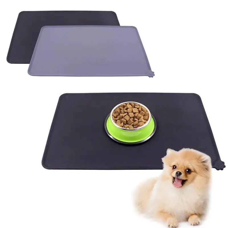 Водонепроницаемый нескользящий коврик для кормления домашних животных ...