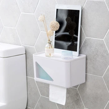 

Waterproof toilet carton toilet roll rack tissue rack creative toilet roll carton tissue cartridge