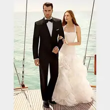 Custom black suit, men’s dress, notched lapel, men’s wedding, two button, groom’s suit, two suits (jacket + pants)