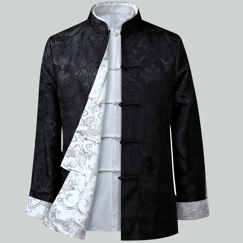 Mens chinese jackets shanghai tang traditional chinese clothing for men kung fu uniform traditional clothing Q126