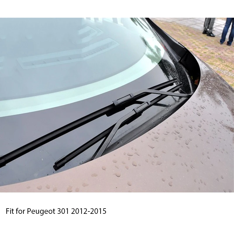 BOOMBLOCK 2 шт. высококачественные дворники лобового стекла лезвия для peugeot 301 2012 2013 Аксессуары