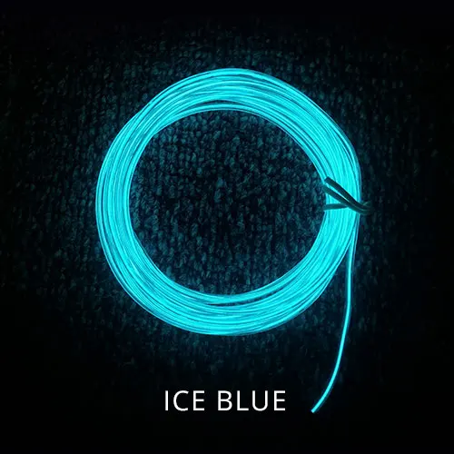 Ice Blue EeeToo EL провода 1 M/2 M/3M/4M/5 м/10 м/20 м USB Светодиодные ленты гибкий неоновый светодиодный светильник для вечерние танцевальные Декор Водонепроницаемый светодиодный лента светильник s - Испускаемый цвет: Ice Blue
