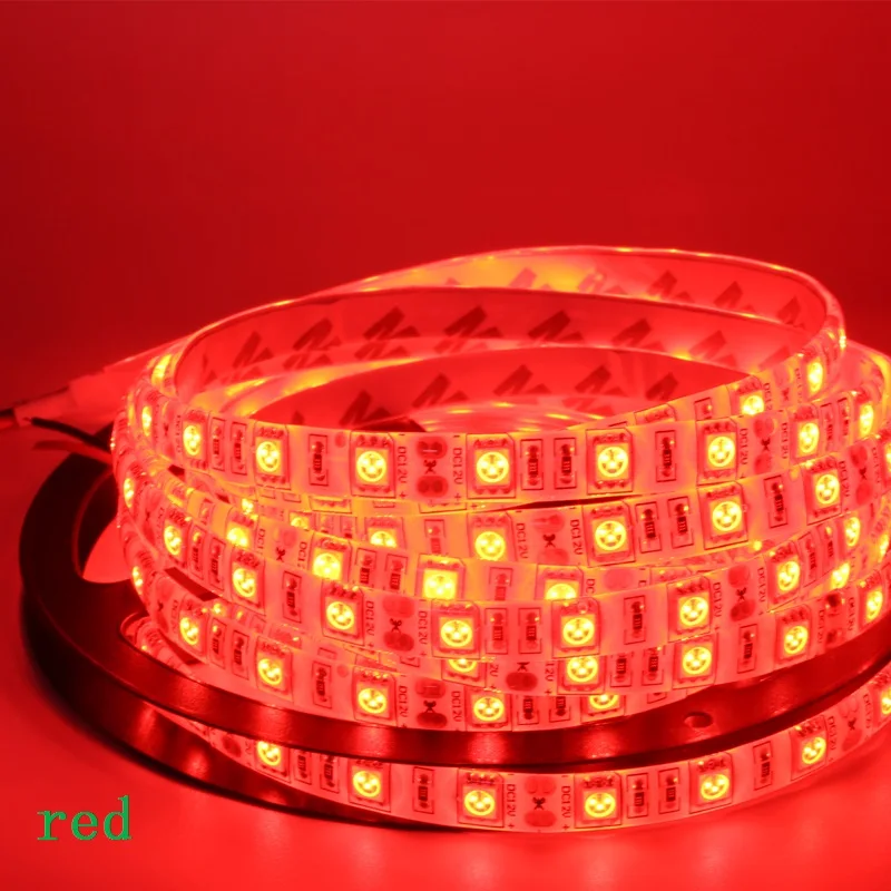 5 м Диодная Лента светодиодная лента светильник RGB CCT RGBW 2835 5050 SMD не водонепроницаемый светодиодный ленточный светодиодный светильник e неоновый светильник светодиодный цветная полоска RGBW - Испускаемый цвет: red