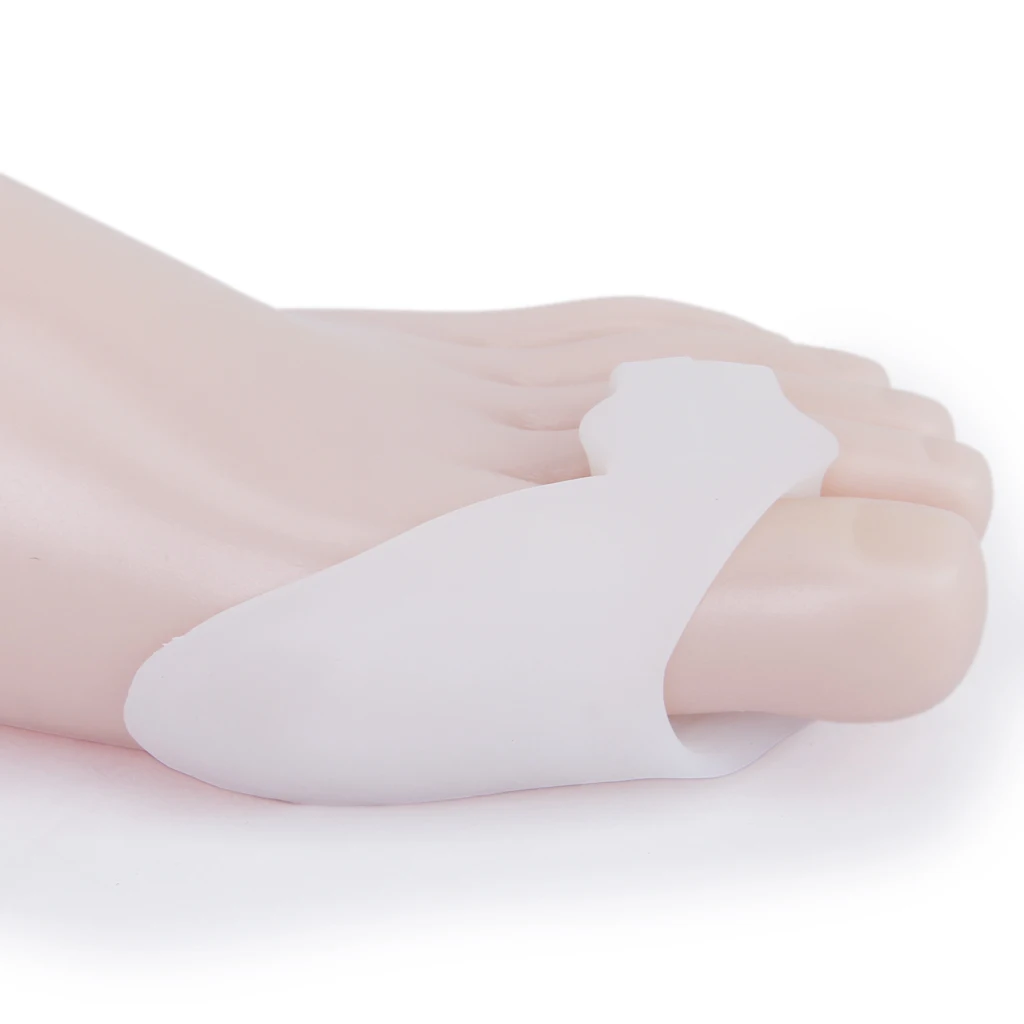 Pair Gel Silicone Toe Separators Straighteners Alignment Bunion Toe Pain Relief Foot Care Finger Corrector adjuster