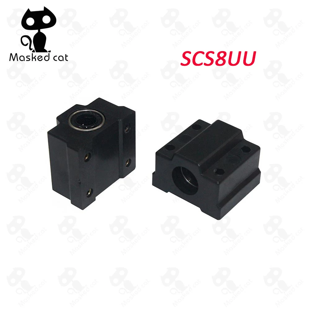 

4PCS/LOT SCS8UU 8mm Slider Linear Motion Bushing Linear Shaft for CNC for 3D printer Injection scs8UU slider