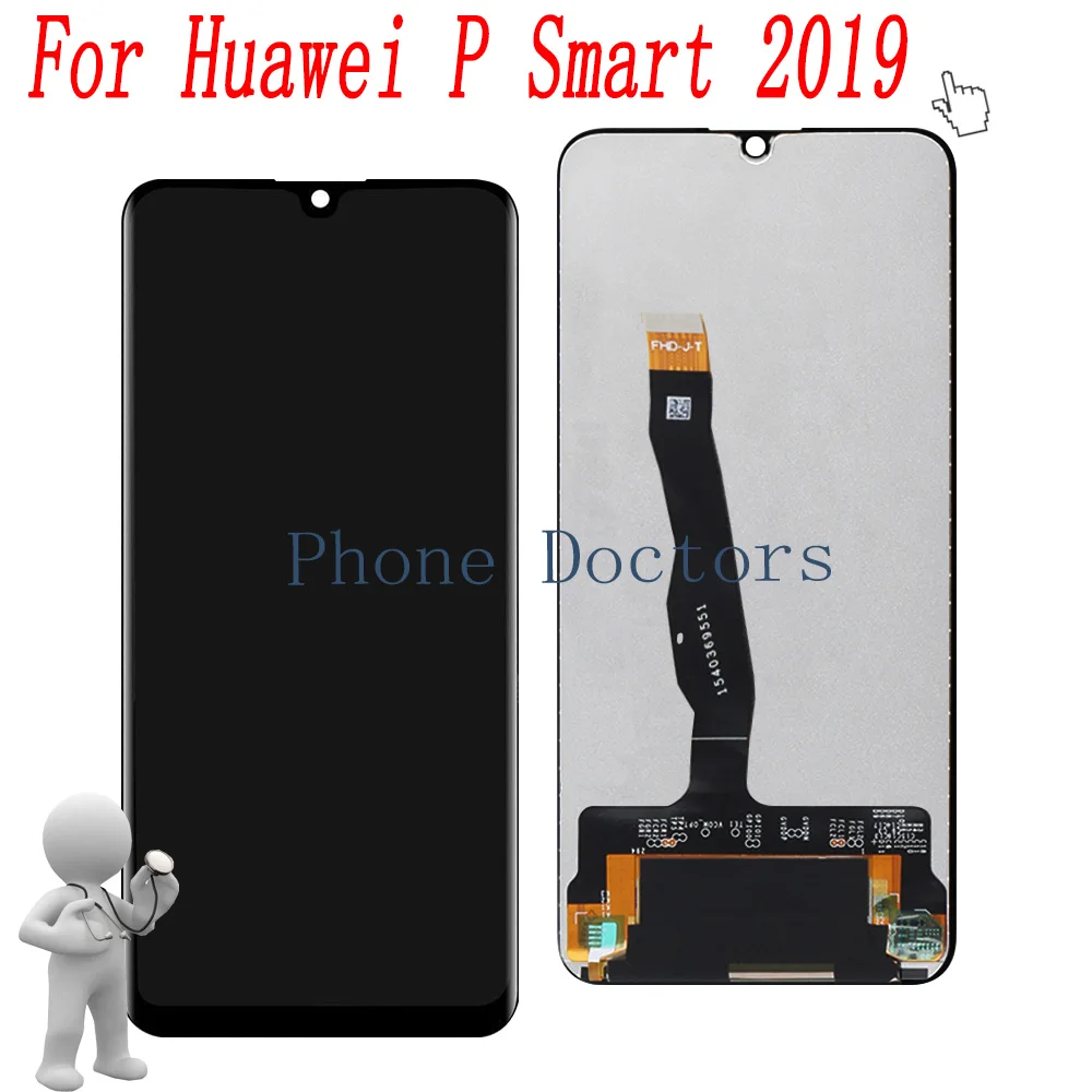 6.21'' Full LCD Display +Touch Screen Digitizer Glass Assembly For Huawei P Smart 2019 POT-LX3 / POT-L23 POT-LX1 POT-L21 | Мобильные