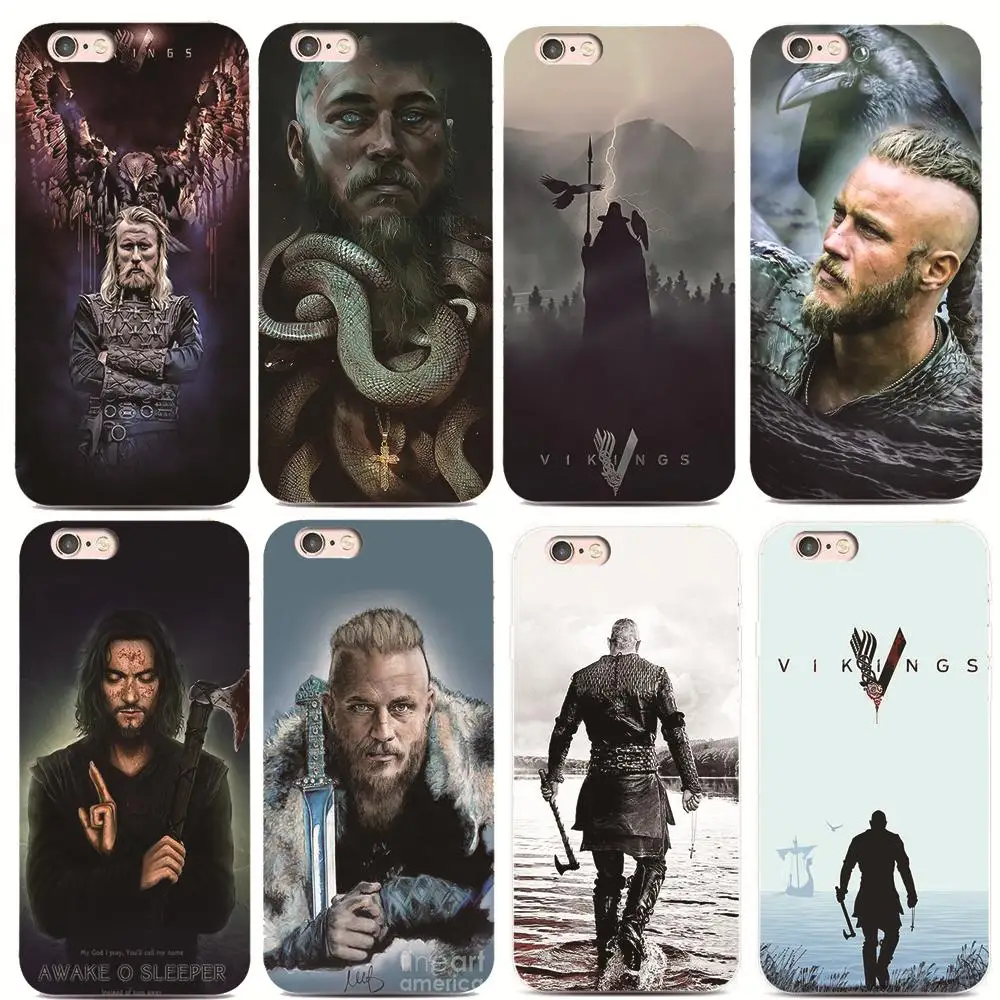 

Vikings Cover Case For iphone 4s 5s 6 6s 7 plus for Samsung s4 s5 s6 s7 Edge Hard plastic phone case