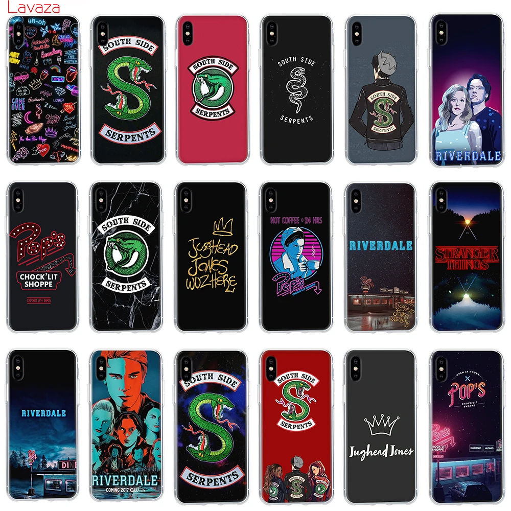 

Lavaza American TV Riverdale Painted LOGO Hard Case for Apple iPhone 6 6s 7 8 Plus X 5 5S SE Cover for iPhone XS Max XR Cover