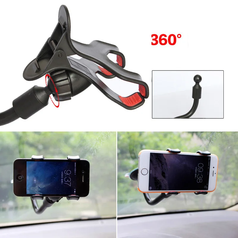

Universal Car Windshield Mount Cellphone GPS Holder Bracket Stand for iPhone 5s 6S Plus amsung Note 3 4 5 S4 S5 S6 S7 LG phones