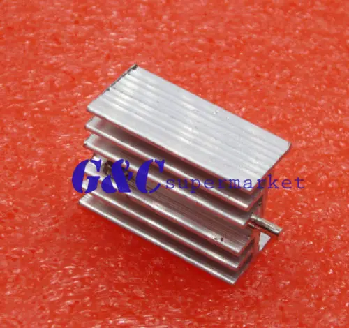 10PCS Heat Sink 21x15x10mm Aluminum Heat Sink TO-220 Transistors DIY
