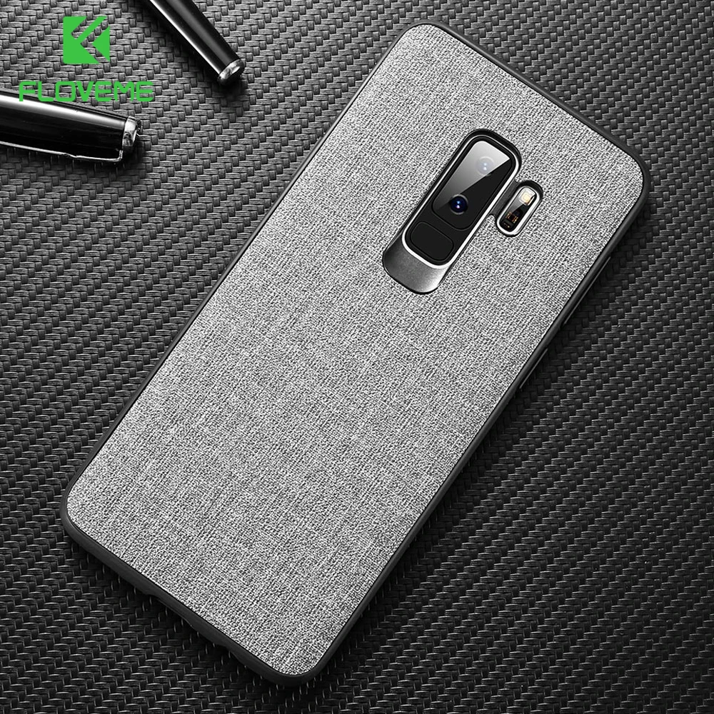 

FLOVEME Cloth Case For Samsung S8 S9 Galaxy S9 S8 Plus Luxury TPU Cover For Samsung S10 Plus S10e Note 9 8 S7 Edge Coque