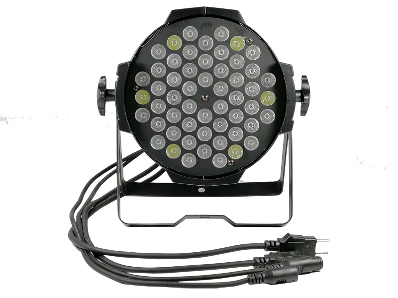 4 шт./алюминиевый 54x3 Вт rgbw светодиодный просветильник Тор dmx512 плосветильник