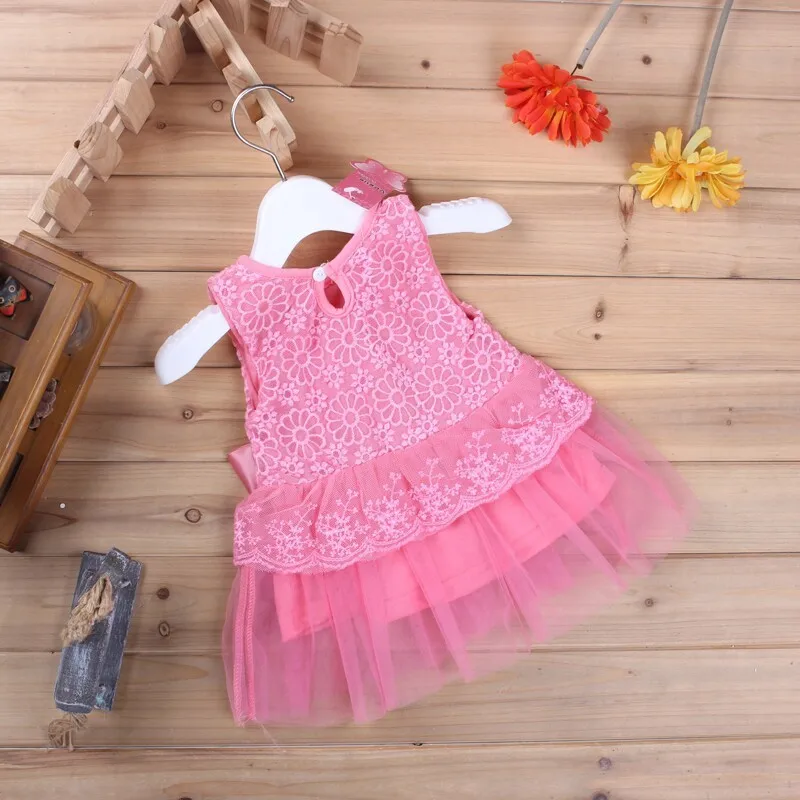 Новые милые Платье для маленьких девочек с длинными рукавами 1 год детское платье для дня рождения для новорожденных с бантом для младенцев Нарядные платья для девочек-45