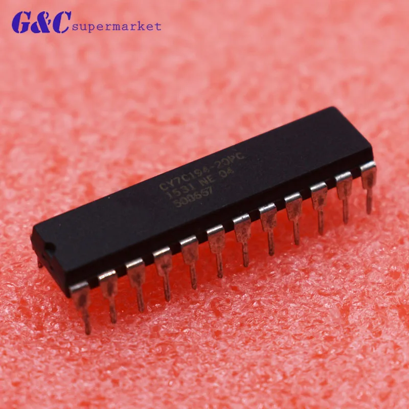 1/5PCS CY7C194-20PC CY7C194 24PINS 64K x 4 Static RAM DIP