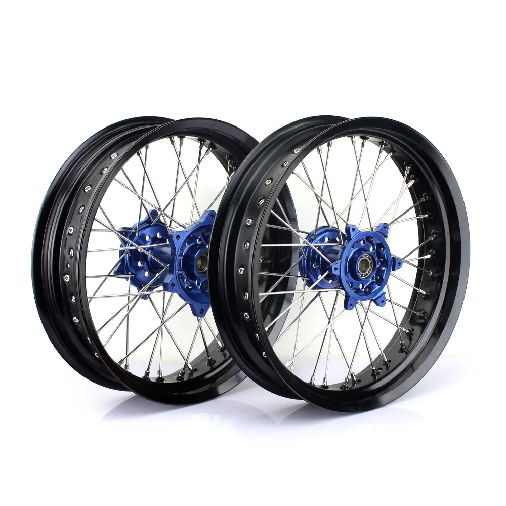 BIKINGBOY для YAMAHA YZ450F 14 15 16 17 YZ250F 2014 2015 2016 2017 YZF YZ F &quot3 5 4 25 полный комплект обода колеса