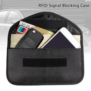 

UK Anti-Theft Keyless Entry Car Key Cover RFID Signal Radiation Blocking Bag