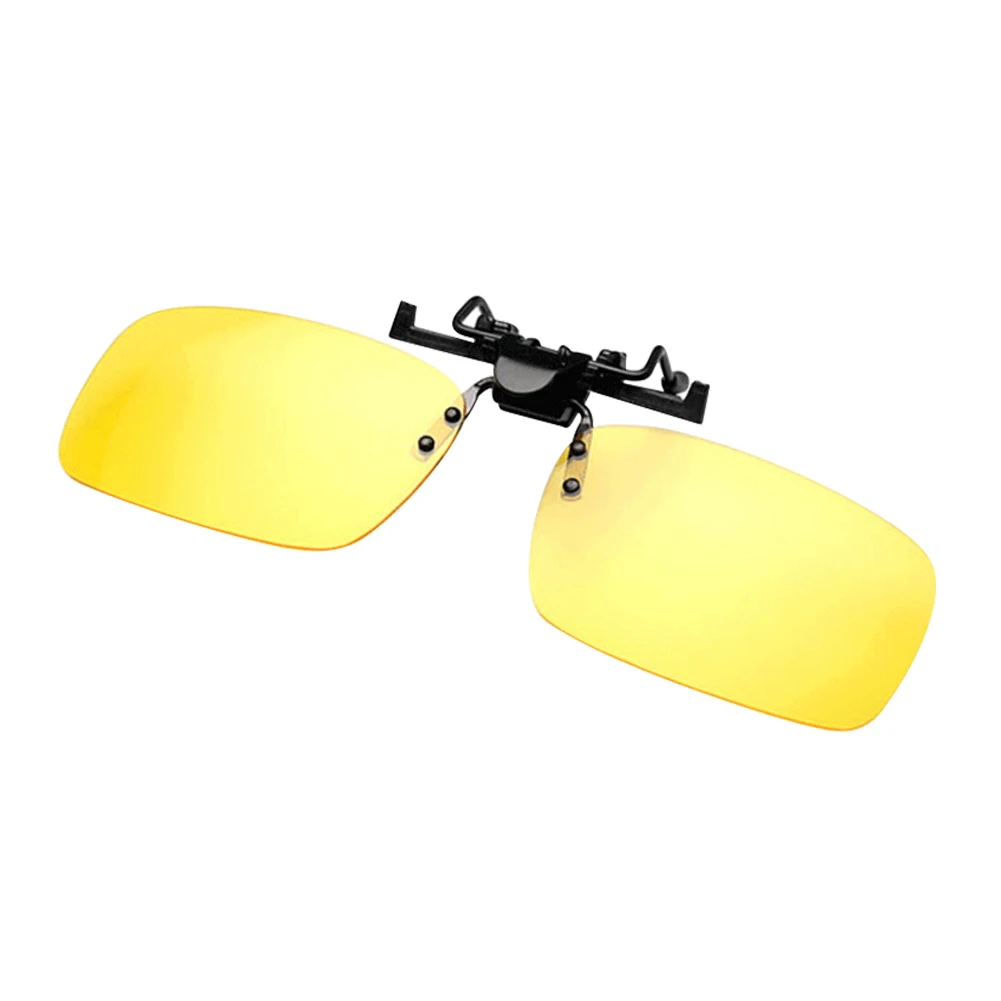 Поляризованные солнцезащитные очки с клипсой для вождения, с линзами ночного видения, солнцезащитные очки для мужчин и женщин, 2 размера