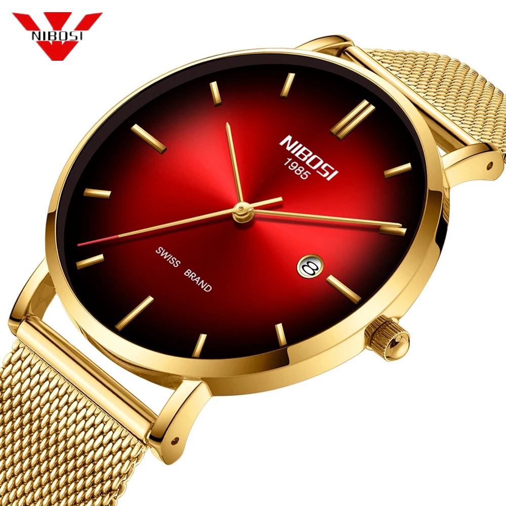 

NIBOSI Simple Watch Men Fashion Brand Quartz Watch Luxury Creative Waterproof Date Casual Men Watches Relogio Masculino 2019 New