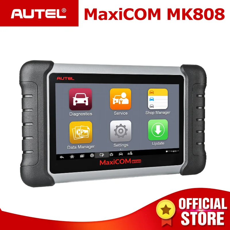 

Autel MaxiCOM MK808 OBD2 Scanner with Oil Reset, EPB, BMS, SAS, DPF,TPMS ,key programming (MD802+MaxiCheck Pro)PK MX808