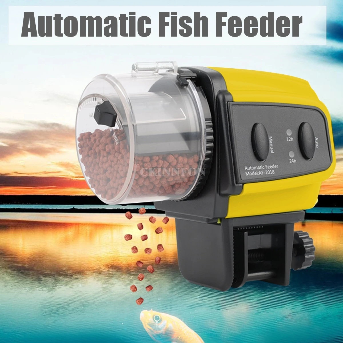 Dhl 10pcs Automatic Manual Fish Food Feeder Dispenser Aquarium Tank Pond Auto Feeding Timer Timer Timer Timer Manualtimer Aquarium Aliexpress
