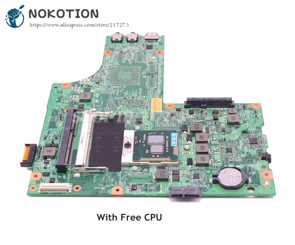 NOKOTION CN-0Y6Y56 0Y6Y56 Y5Y56 48.4HH01.011 основная плата для Dell Inspiron N5010 материнская плата для ноутбука HM57 DDR3 Бесплатный процессор