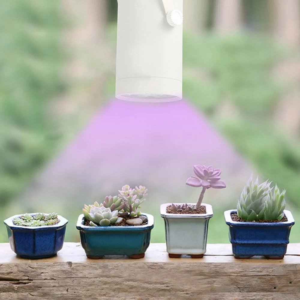 Rotatable Track Light 12W Plant Growth Lamp AC85 265V Clip Style Track