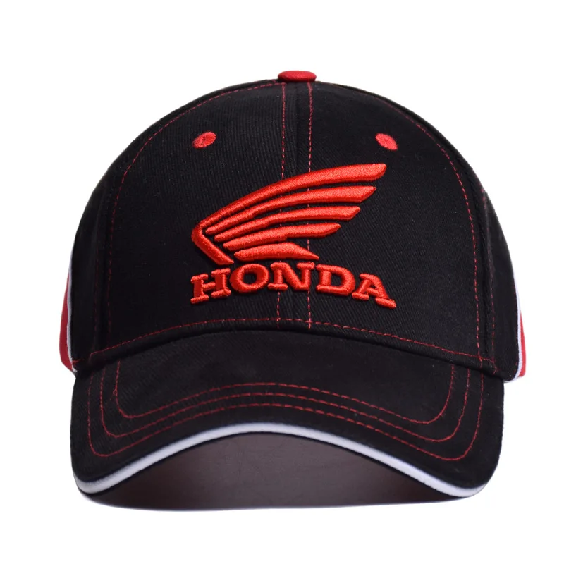 

Fashion New Red Black HONDA Motorcycle Embroidery Baseball Cap Hat Men Snapback Caps Casual Sun Hats Trucker Hats