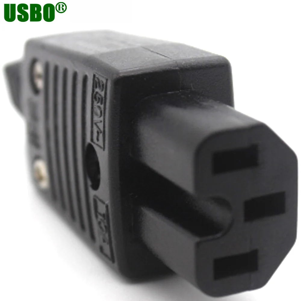 250 В 10a IEC320 C13 C14 C15 AC PDU UPS Проводная розетка для электропитания Встроенный кабель