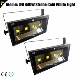 2 шт Flasher стробоскоп светодиодный Strobe Light 400 Вт 6500 ~ 7200 К равно 3kw Ксеноновые вспышки света DMX 3PIN и 5PIN Управление 6CH