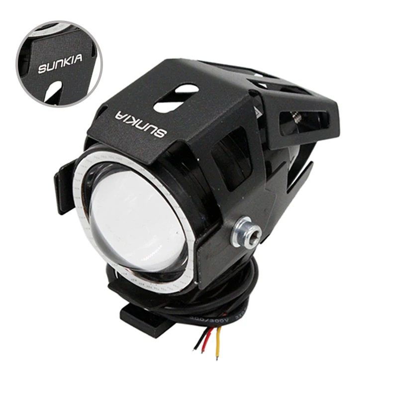 Фары головного света для мотоцикла 2 шт./компл. SUNKIA 3000LM U7 фары 2xSwitch