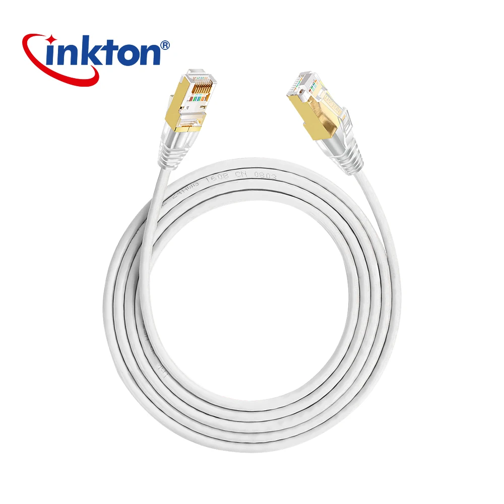 

Inkton Ethernet Rj45 Cat6 Patch Cord LSZH 8p8c FTP Network Patch Cable For Laptop Router Computer Lan Cable 1m 1.5m 2m 3m 5m