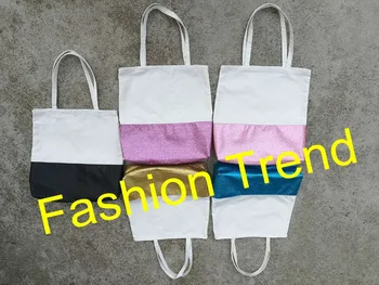 

50pcs/lot free shipping glitter tote bags women handbag new arrival good quality canvas beach bags 5 colors mixed beach bag