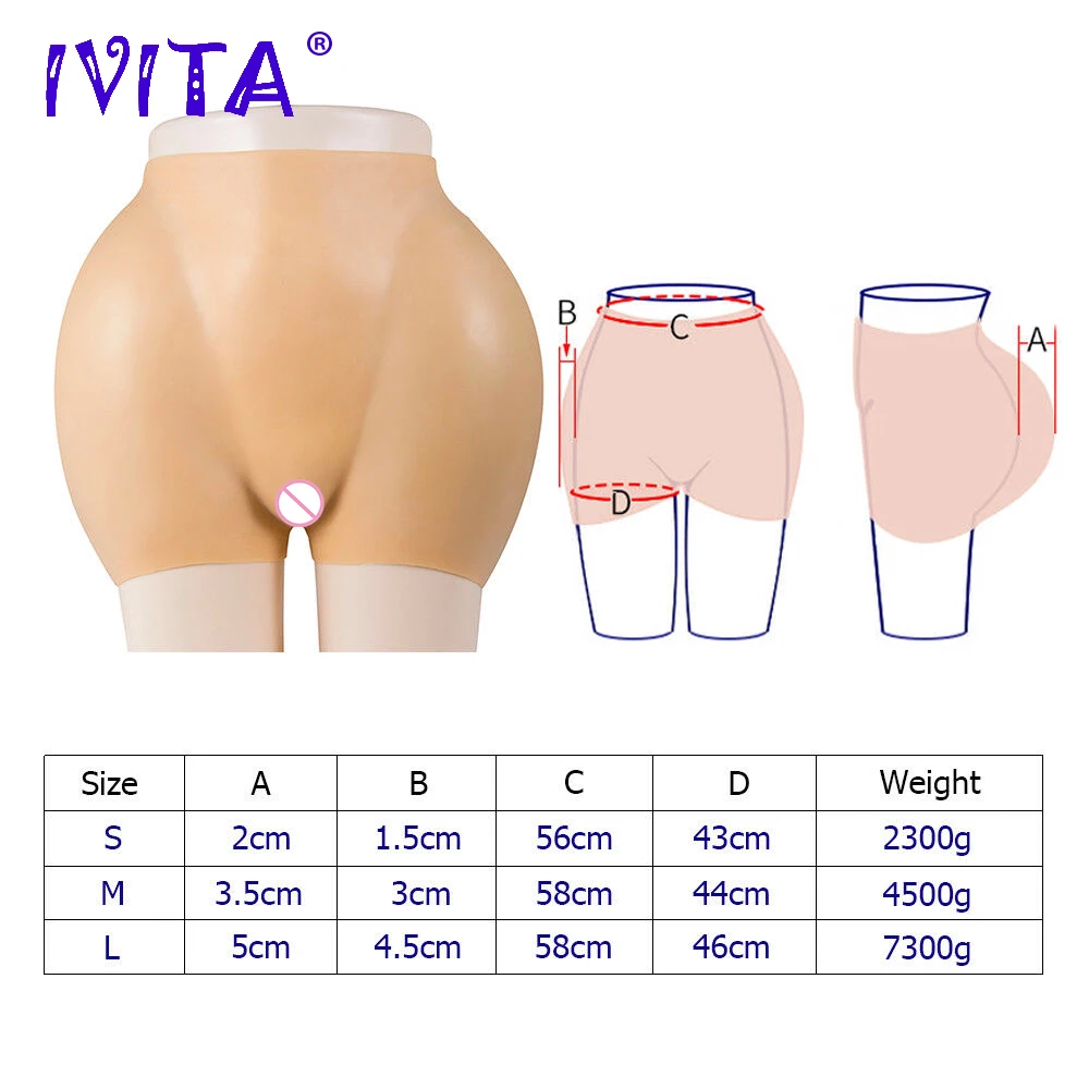 Искусственные бриллианты IVITA из искусственного силикона трусики Вагина