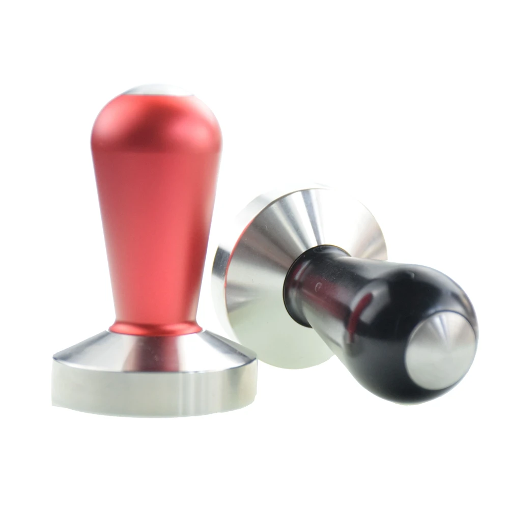 

Ecocoffee Red 304 Stainless Steel Base Coffee Tamper 58MM New Espresso Coffee Hammer DIY Barista Coffee Accessories