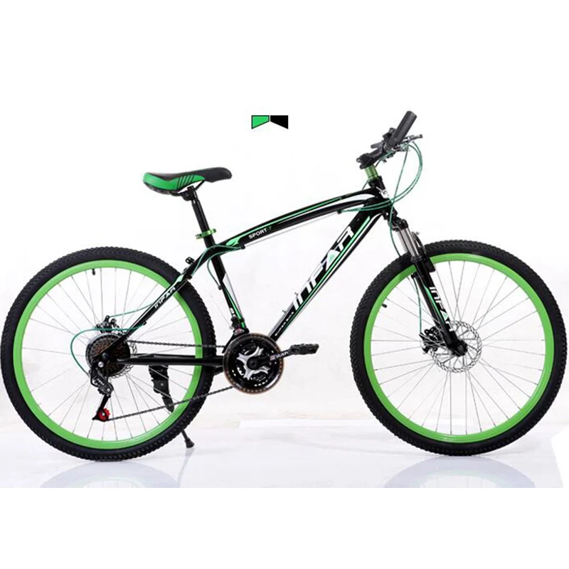 Aluminum Alloy 26 Inches 21 Speed Mountain Bike Double Disc Brake Frame Men and Women Students Bicycle