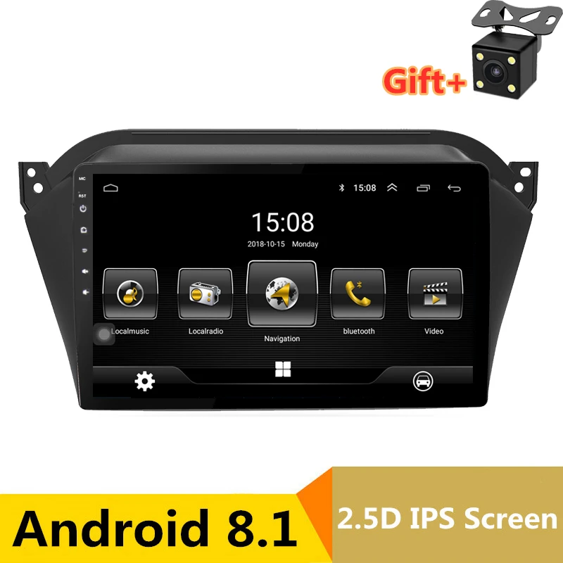 

9" 2.5D IPS Screen Android 8.1 Car DVD Video Player GPS for JAC Refine S2 audio car radio stereo navigator with bluetooth wifi
