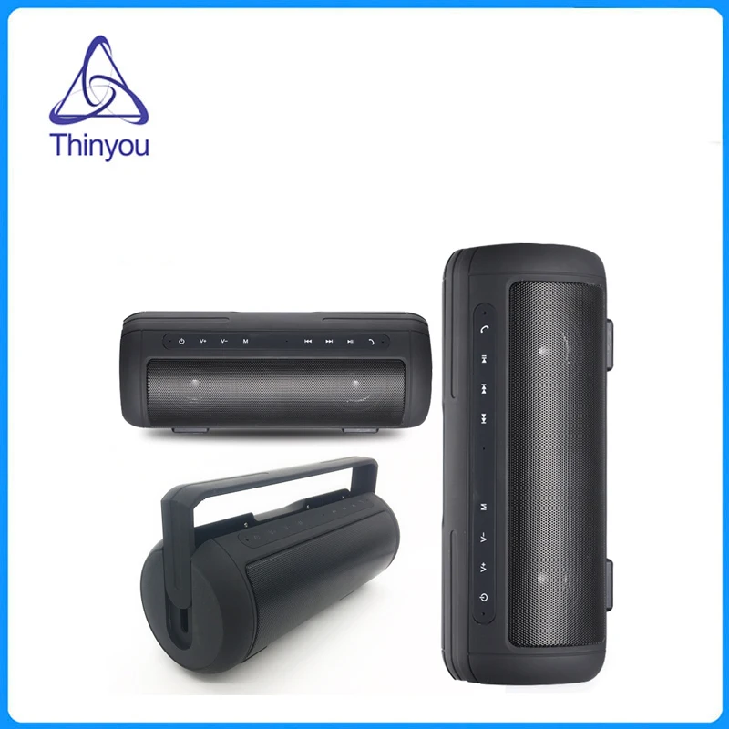 Thinyouที่ดีที่สุดบลูทูธไร้สายลำโพงกันน้ำแบบพกพากลางแจ้งมินิกล่องคอลัมน์ลำโพง