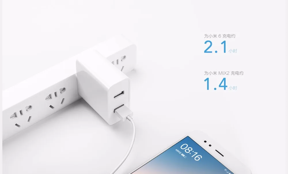 Новинка xiaomi Dual USB QC3.0 зарядное устройство 36 Вт(макс.) mi Qualcomm3.0 быстрое зарядное устройство 3,0 для смартфонов Поддержка Dual USB QC3.0 зарядное устройство