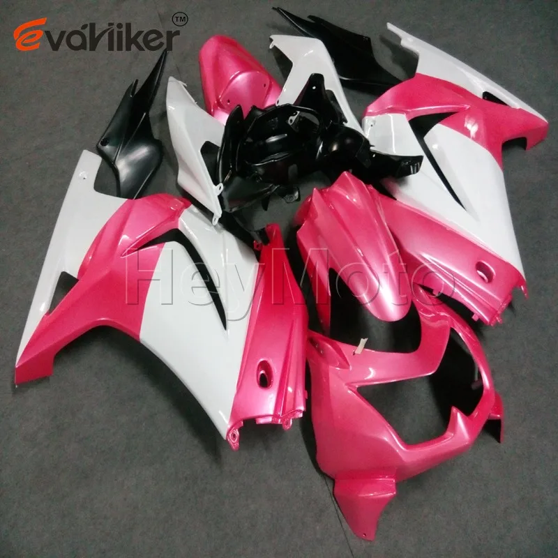 

motorcycle bodywork kit for ZX250R EX250 2008 2009 2010 2011 2012 pink white motorcycle Fairing hull Injection mold H3