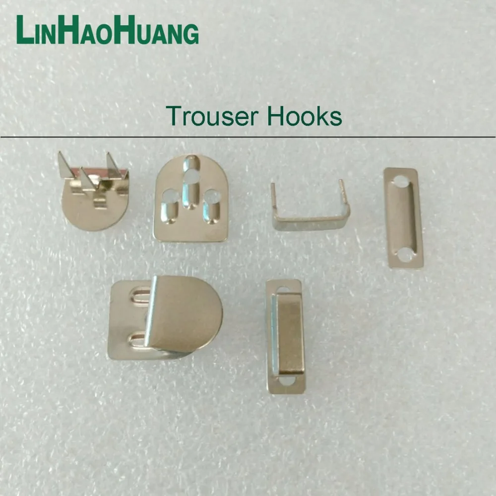 

Wholesale 4-part trousers hooks metal brass buttons nickle/black nickle color free shipping 2015062302