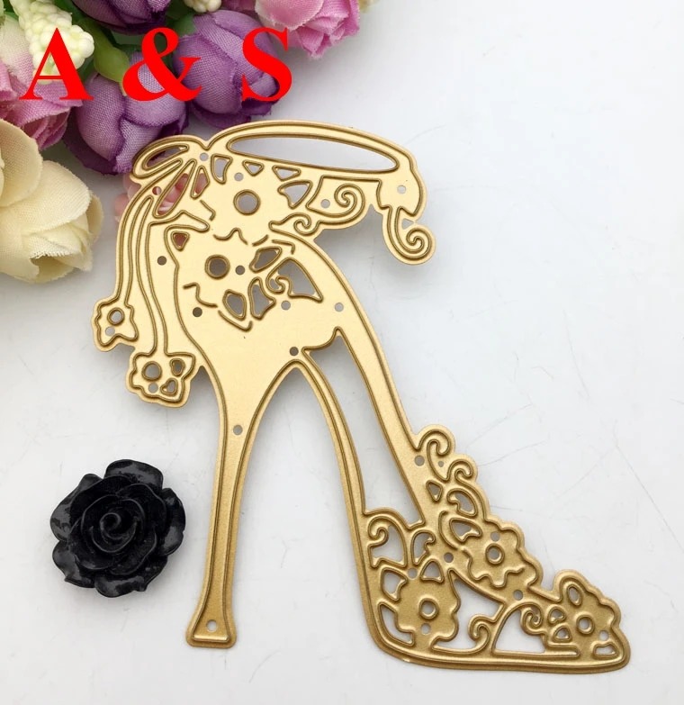  Q53 METAL CUTTING DIES High Heeled Shoes Scrapbook card frame album paper craft wedding invitation  - 32831263555
