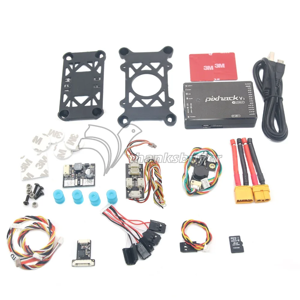 CUAV Pixhack V3C Контроллер полета PIX с открытым исходным кодом для FPV Дрон Квадрокоптер вертолет