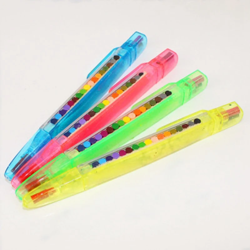 1 шт. 20 цветов мелки штабелер чертежный карандаш граффити ручка подарок для детей Дети масляные пастельные мелки ручка
